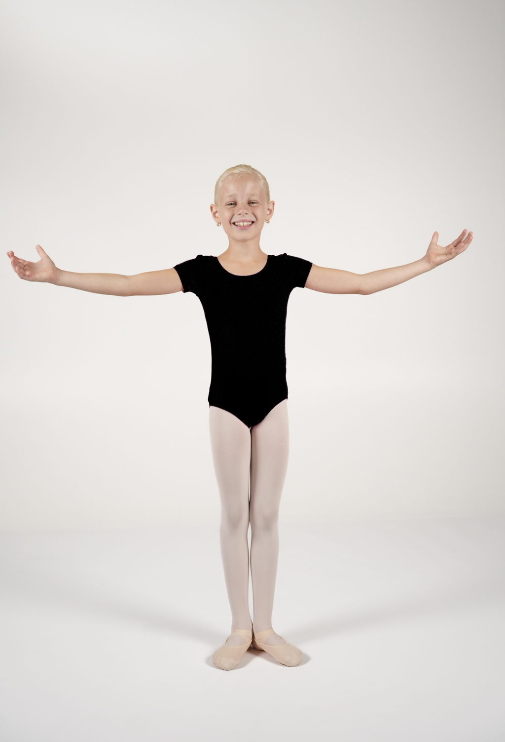 Ballett Kindertrikot kurzarm R3116-c