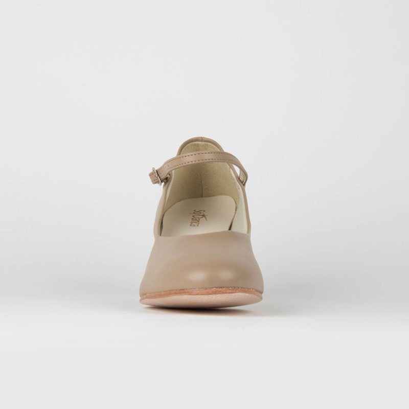 Damen Charakterschuhe Tan