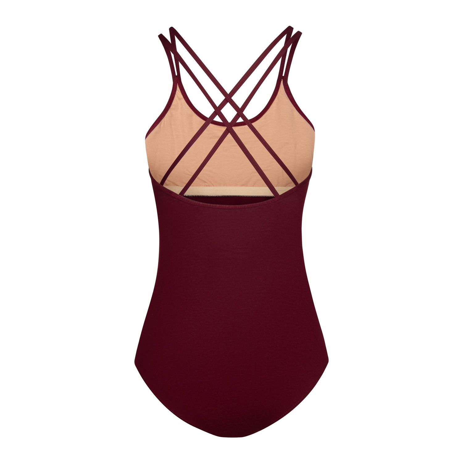 Rumpf Ballett Trikot mit doppelten Spaghettiträgern R3103 Rumpf Ballett Trikot mit doppelten Spaghettiträgern R3103