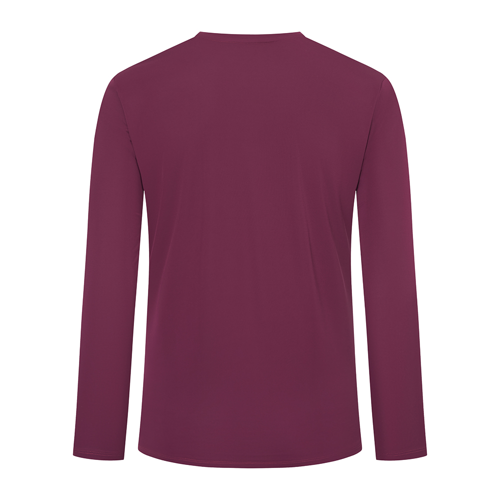 Herren Langarm-Tanzshirt mit V-Ausschnitt RU5803
