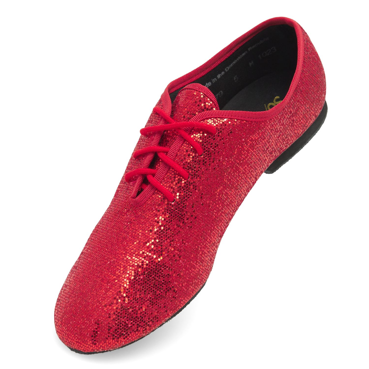  Jazzschuh mit Chromledersohle  rot