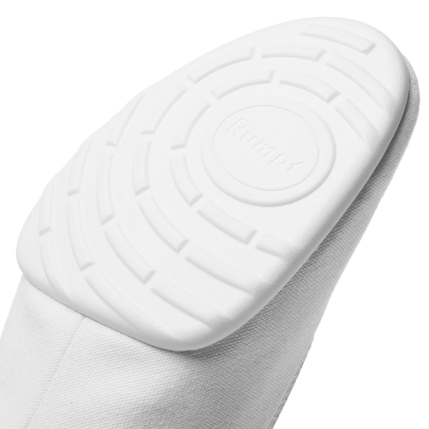 Bee Tanzsneaker vegan aus Leinen mit geteilter Kunststoffsohle weiß