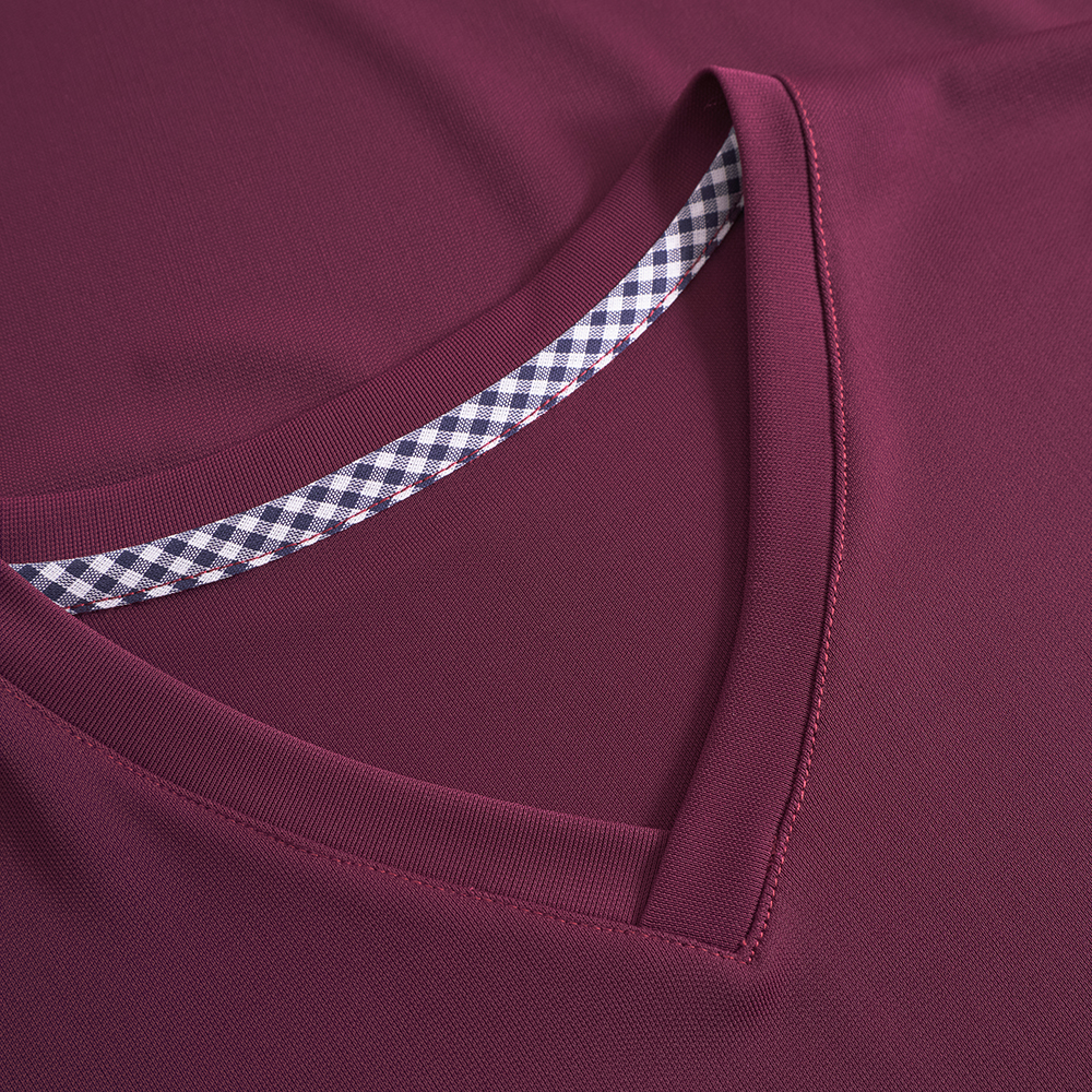 Herren Langarm-Tanzshirt mit V-Ausschnitt RU5803