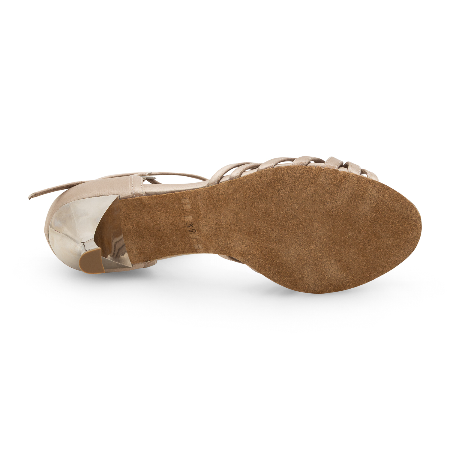 Spica satin dance shoes 2421 Beige