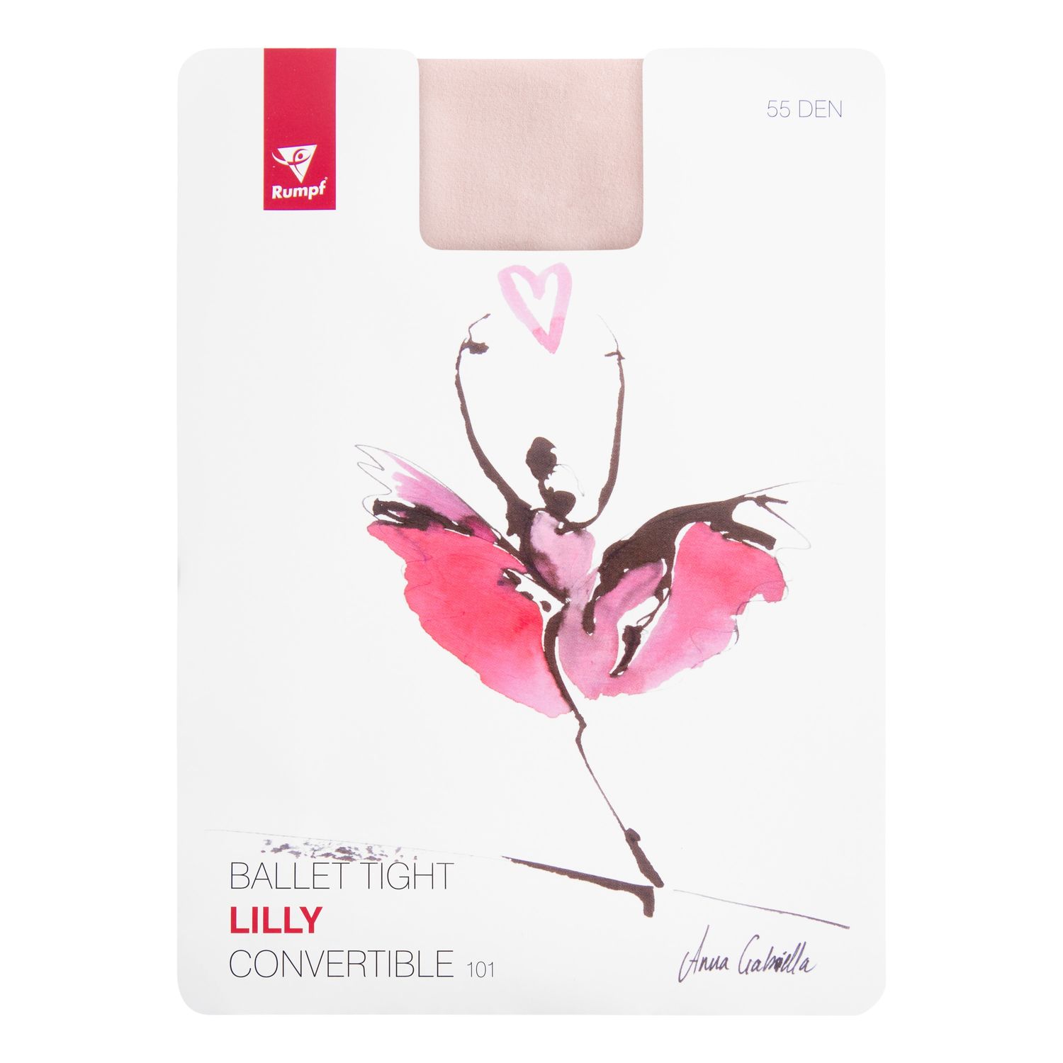 Lilly Ballettstrumpfhose mit Ballenloch für Damen und Kinder in Pink 