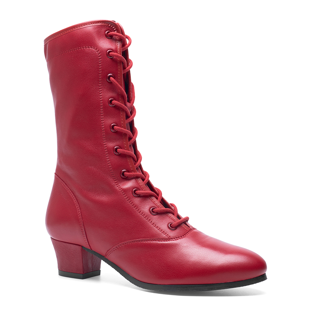 Miami Tanzstiefel aus Leder mit Gummisohle 8940
