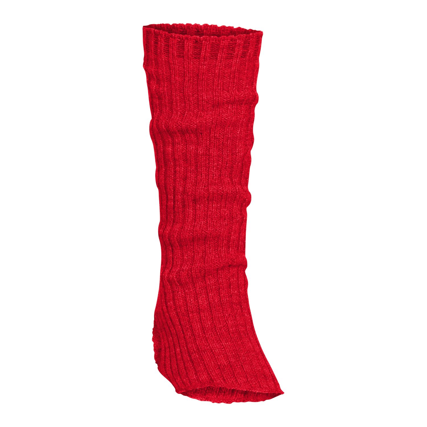 Stulpen mit Fersenloch Länge ca. 40 cm rot