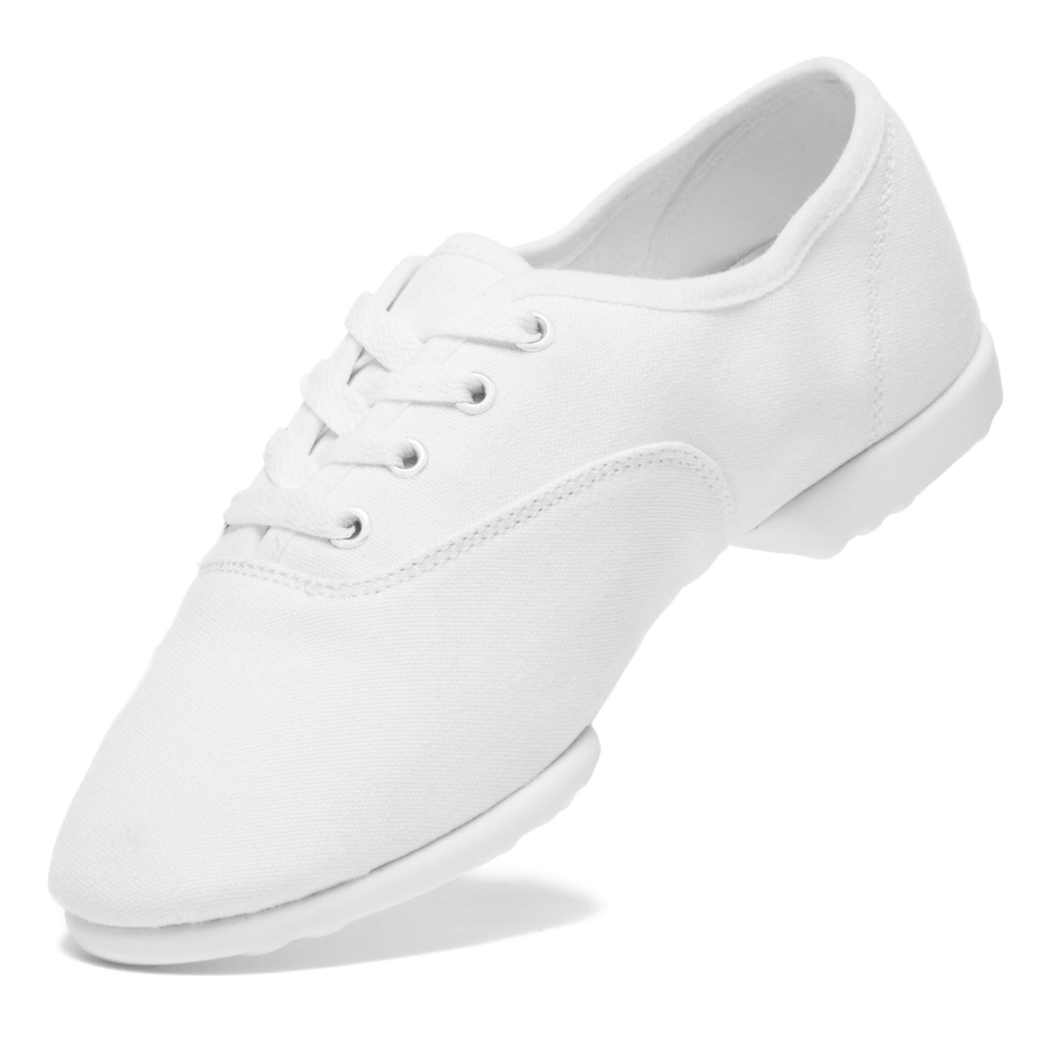 Bee Tanzsneaker vegan aus Leinen mit geteilter Kunststoffsohle 1515 Bee Tanzsneaker vegan aus Leinen mit geteilter Kunststoffsohle weiß