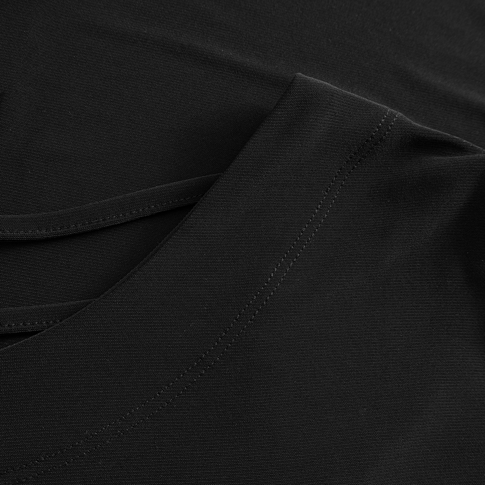 Tanzshirt Damen 3/4 Ärmel Schwarz