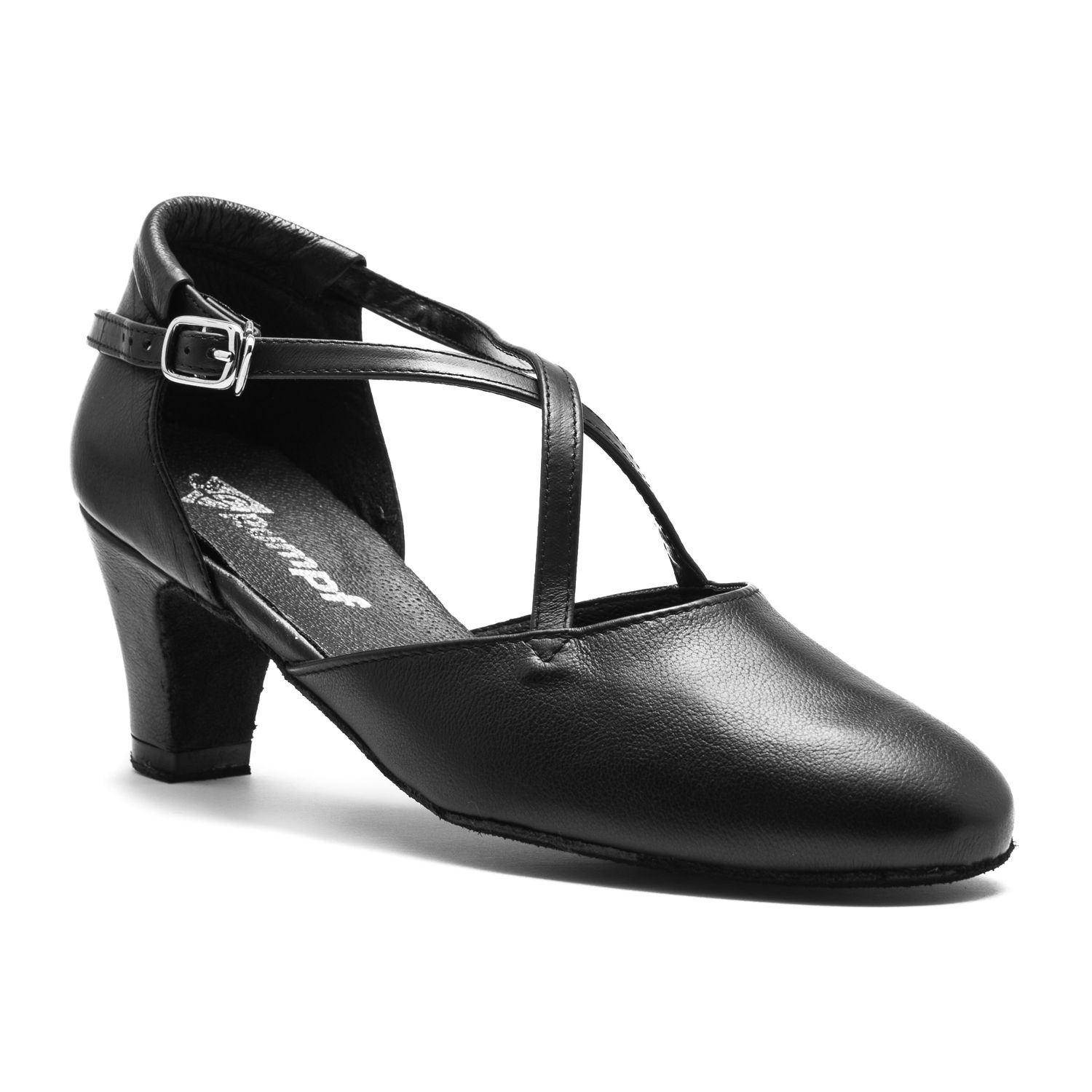Broadway Tanzschuh Kreuzriemchen 5 cm Absatz 2020 Damen Tanzschuhe Schwarz