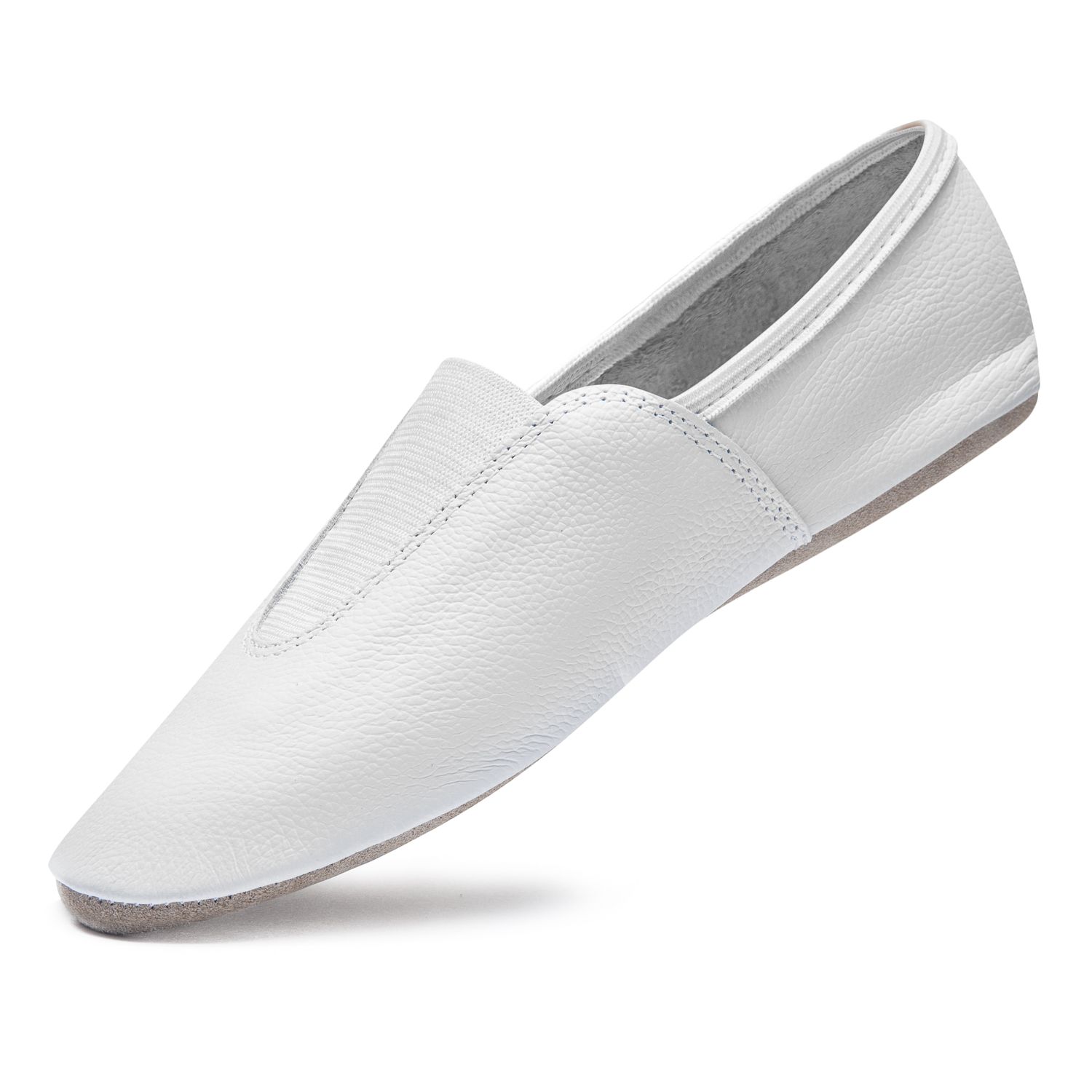 Gymnastikschuhe aus Leder mit ganzer Chromledersohle 1038