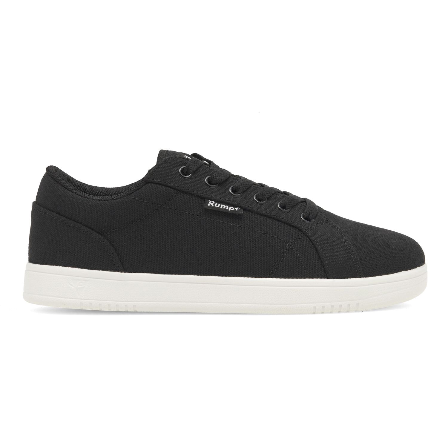 Tanzsneaker schwarz mit weißer Sohle 