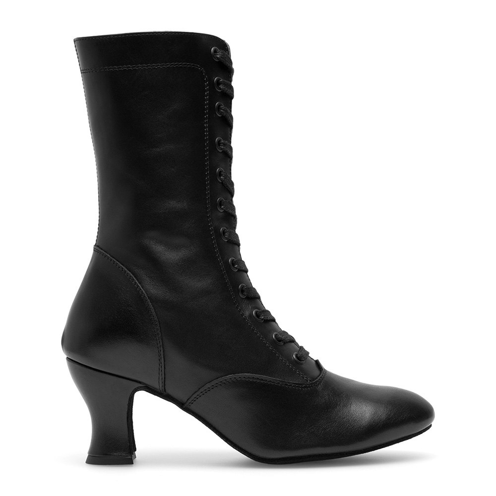 Ruby Can Can Stiefel aus Leder 2318 Can Can Stiefel schwarz