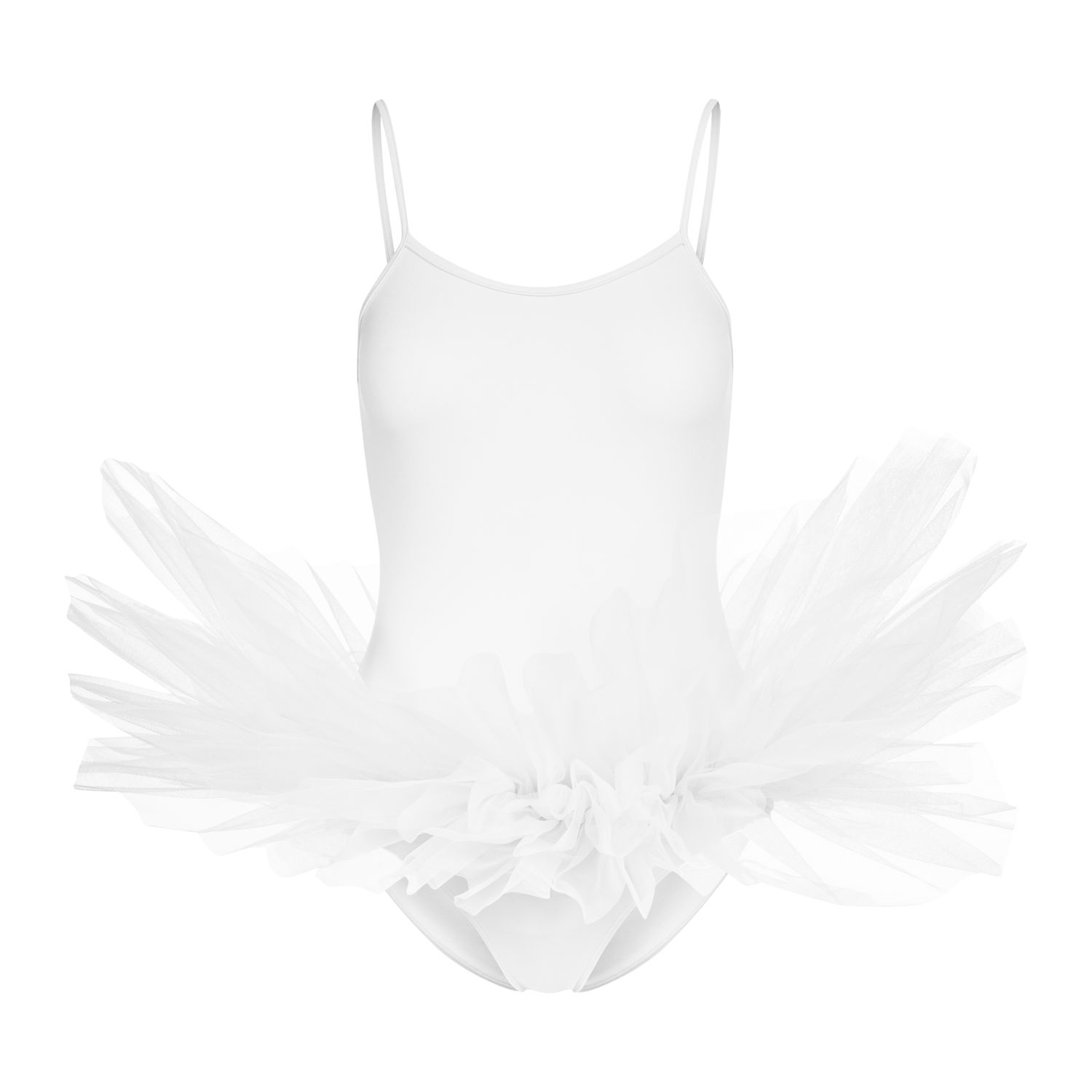 Trikot mit Tutu LOVERSTRAPTU 3152 Trikot mit Tutu Weiß