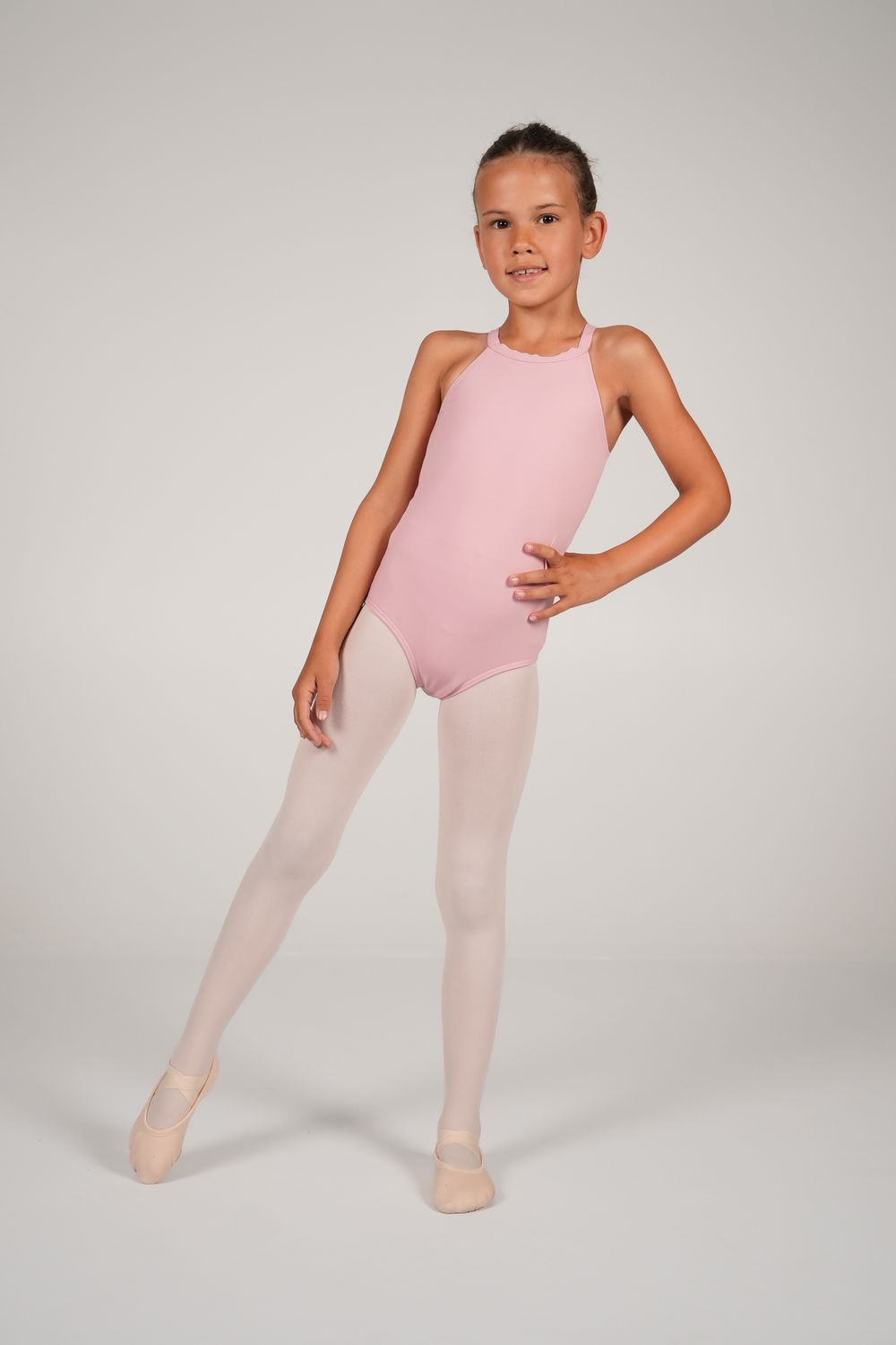 Ballett Kindertrikot Schulterfrei R3119-c