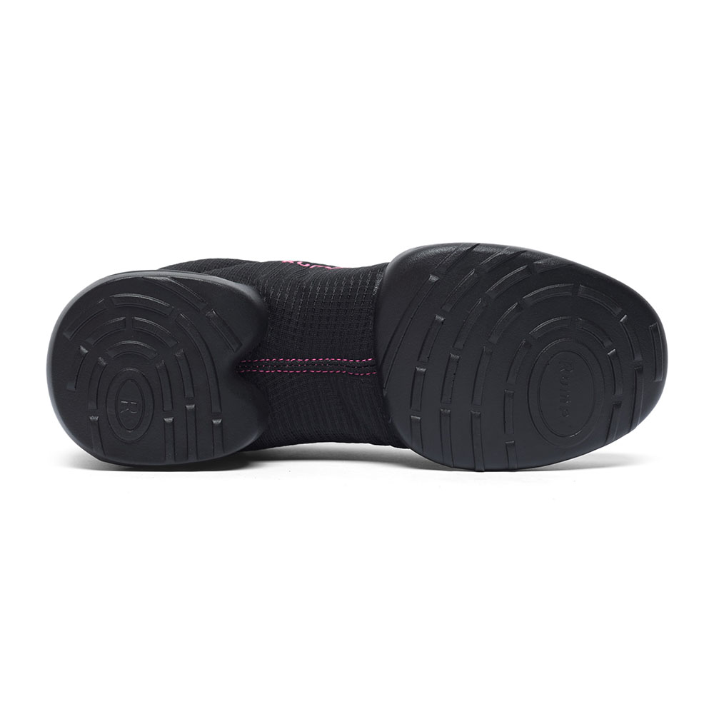 Pebble Tanzsneaker geteilte gepolsterte PU-Sohle 1516