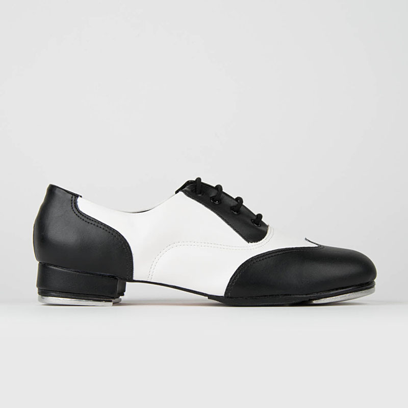 Oxford Damen Steppschuhe Weite M Schwarz/Weiß