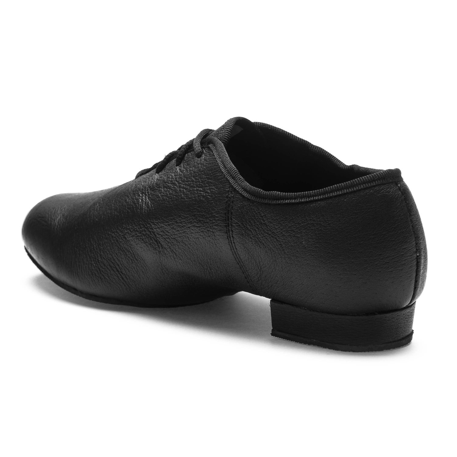 5th Avenue Jazzschuhe aus Leder mit geteilter Gummisohle schwarz 