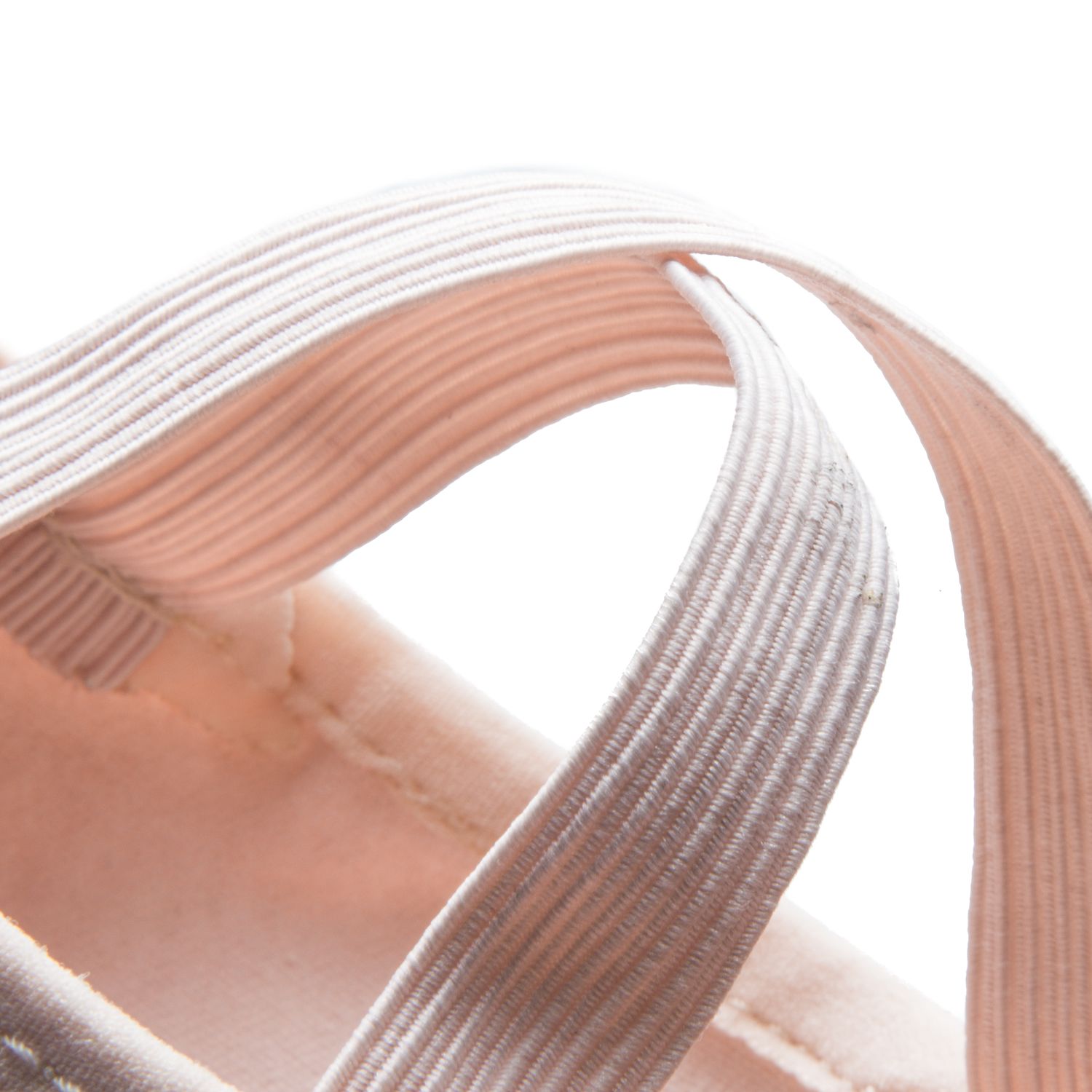 Ballettschläppchen Leinen Elastico 1006