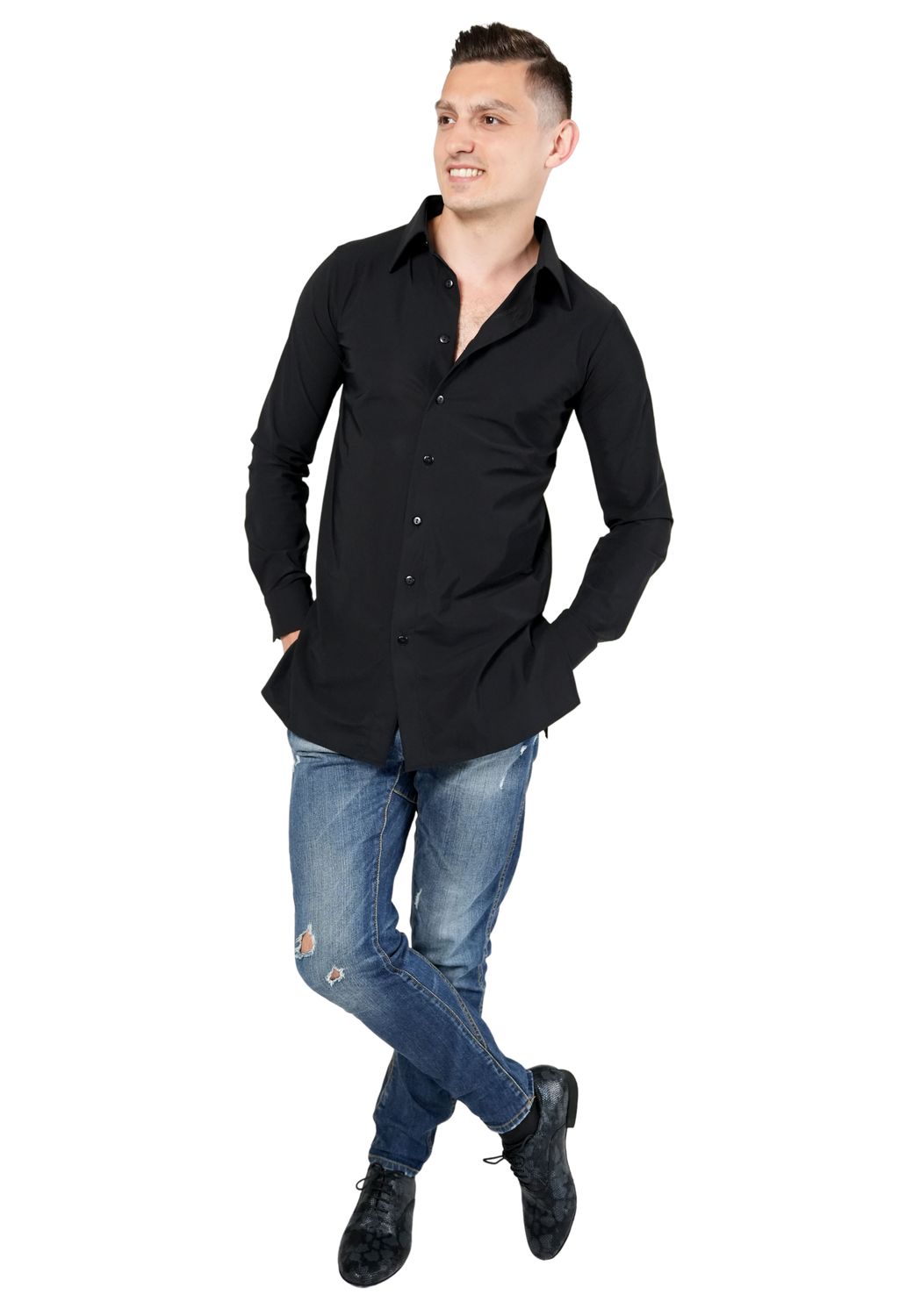 Rumpf Herren Tanzhemd BURGOS RU5749