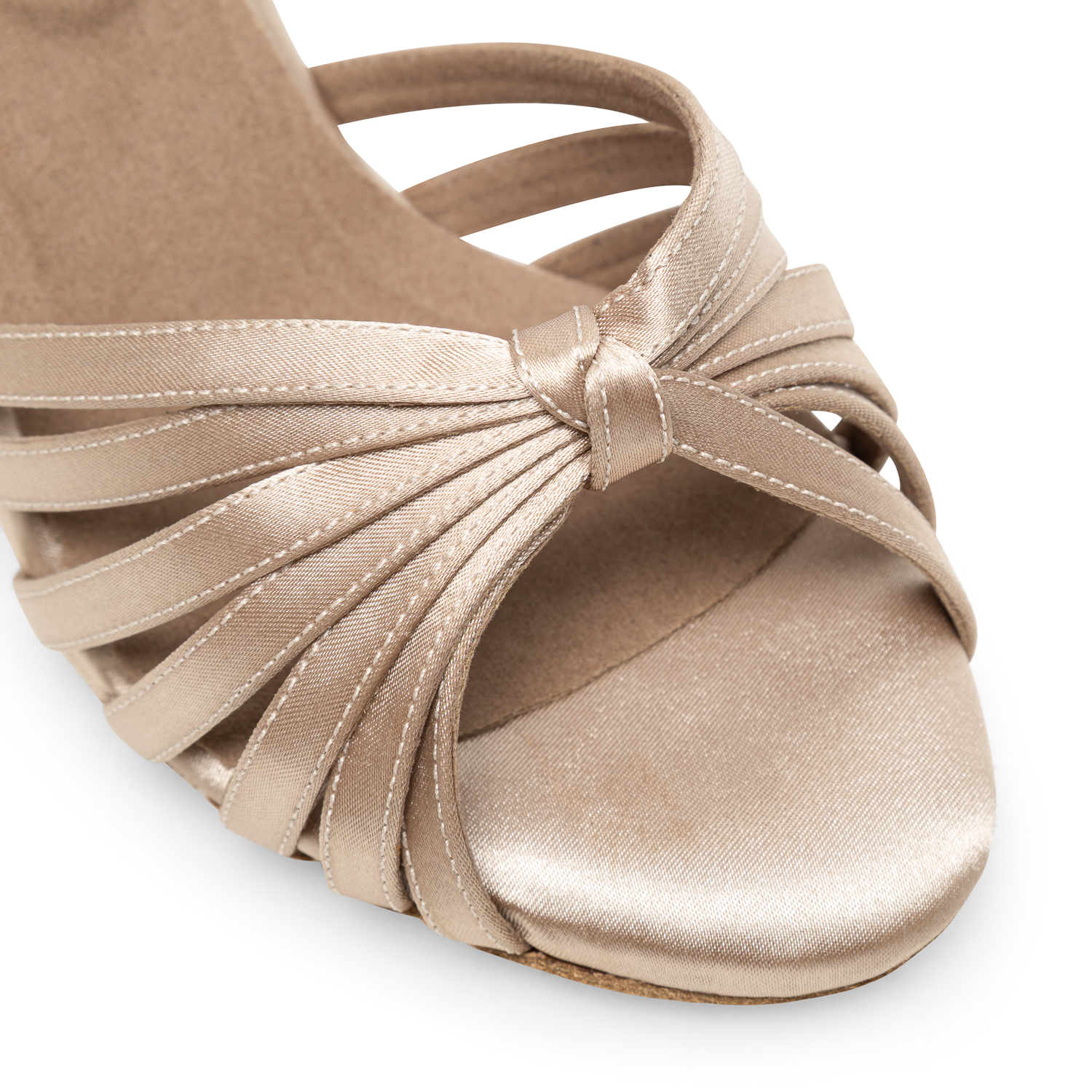 Spica satin dance shoes 2421 Beige