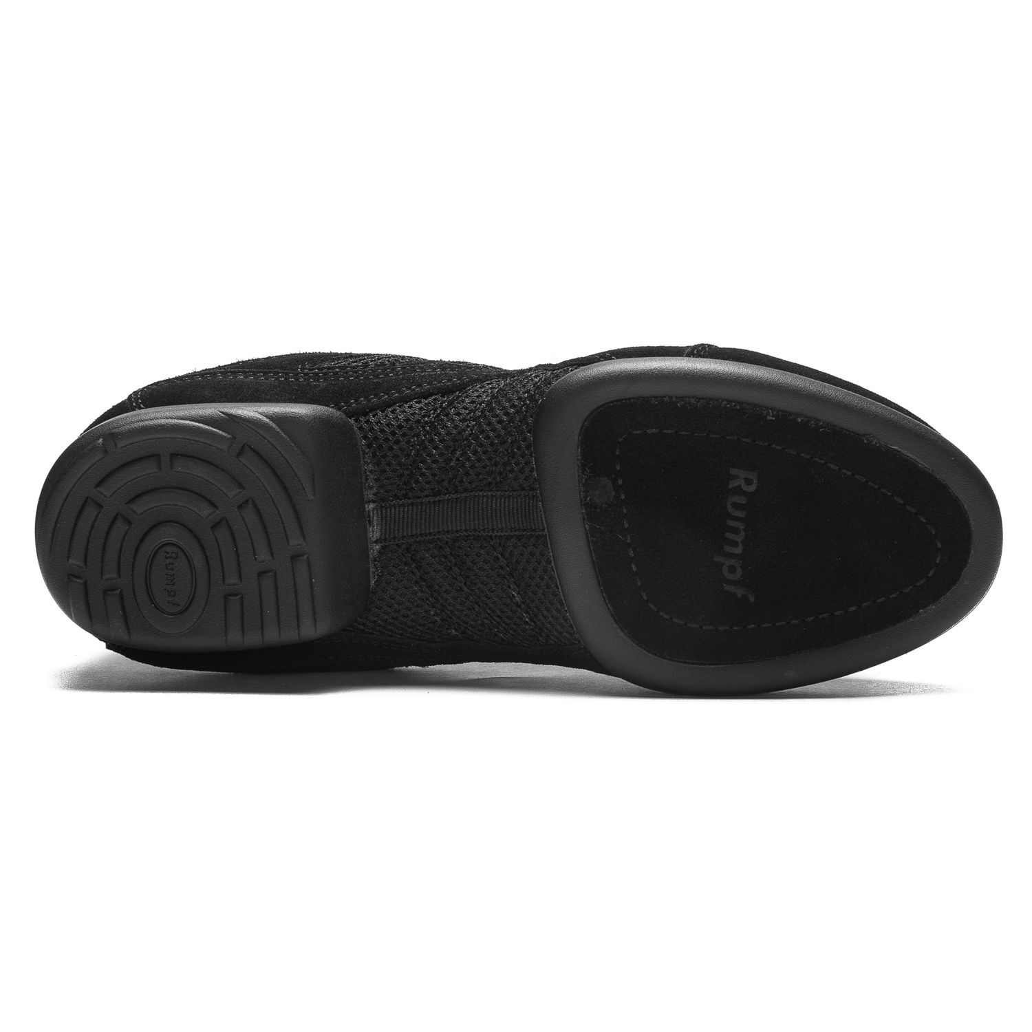 Tanzsneaker Samba geteilte Sohle schwarz