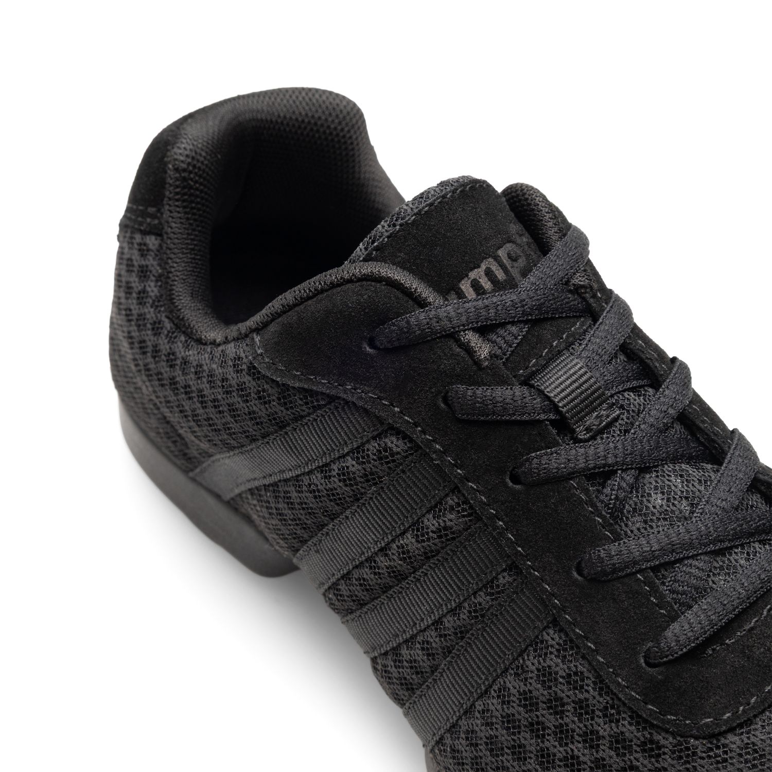 Sneaker mit geteilter PU-Sohle Schwarz