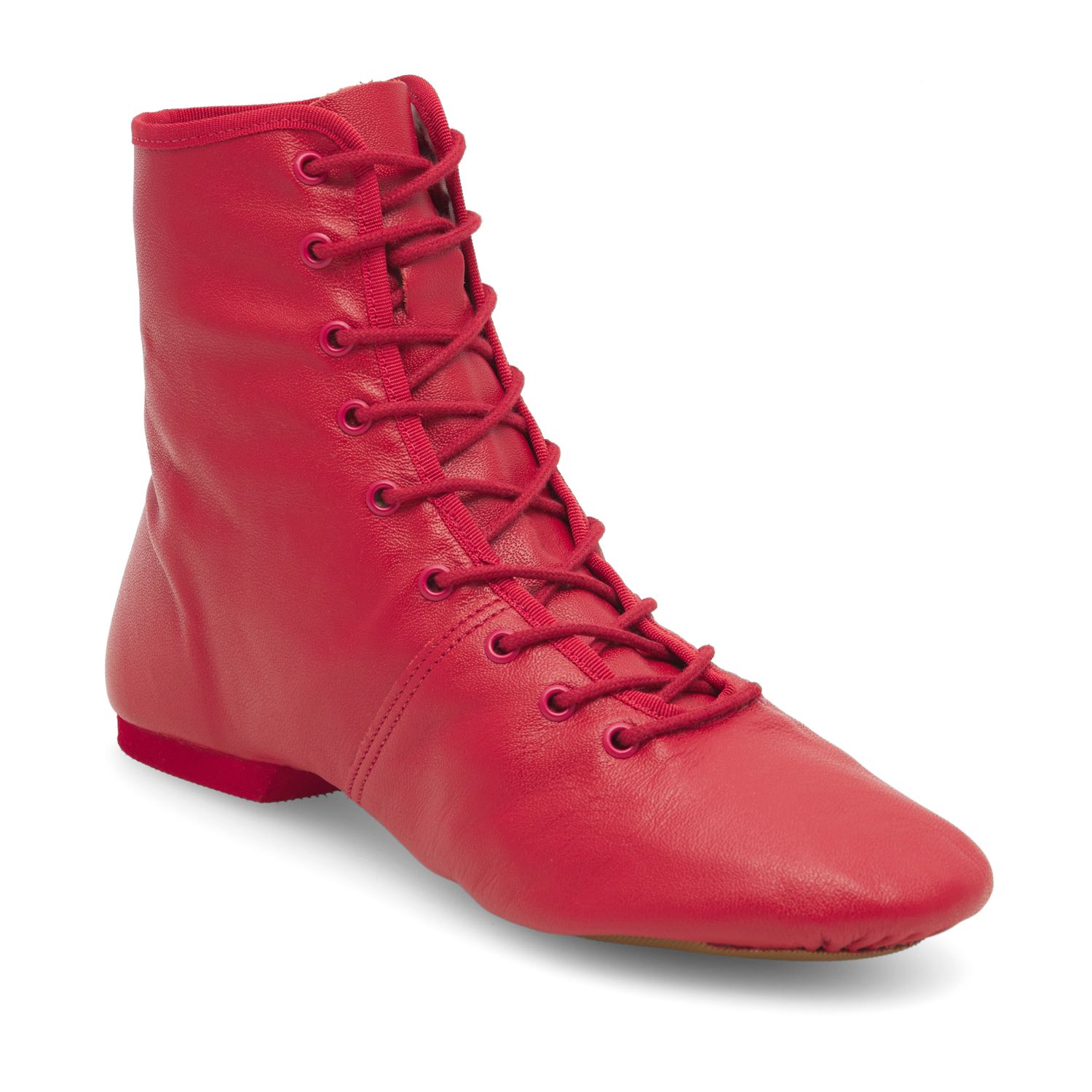 Roter Gardestiefel, hoch, geteilte Sohle,  Damen Herren