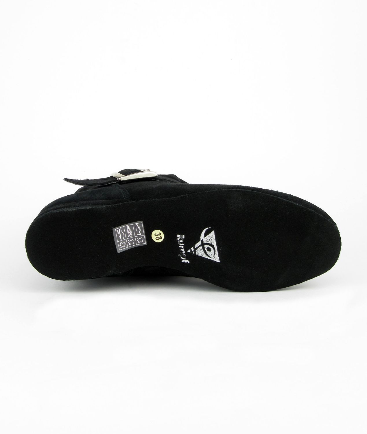 West Coast Swing Stiefel aus Leder mit Chromledersohle 