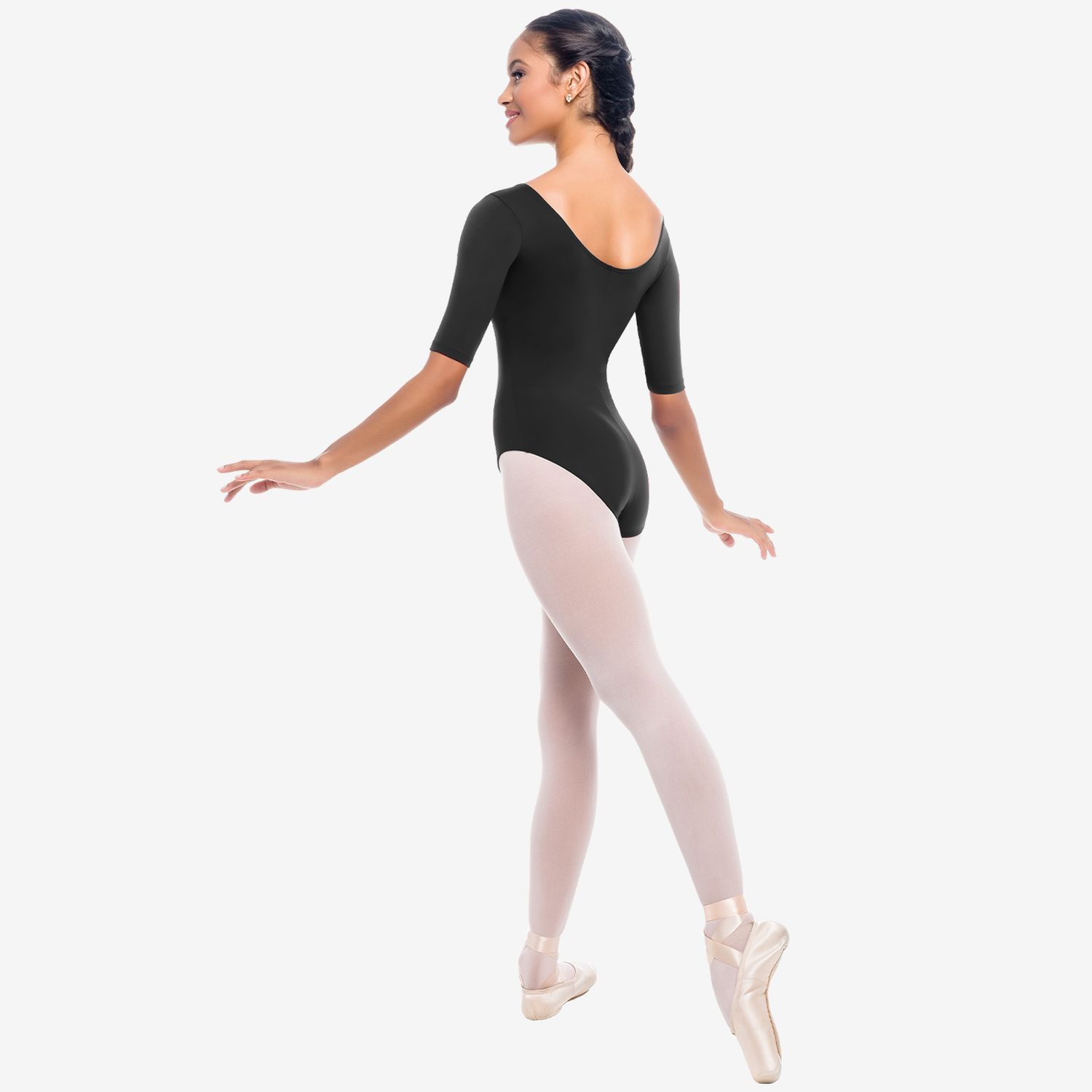 Damen Ballett Trikot Schwarz 